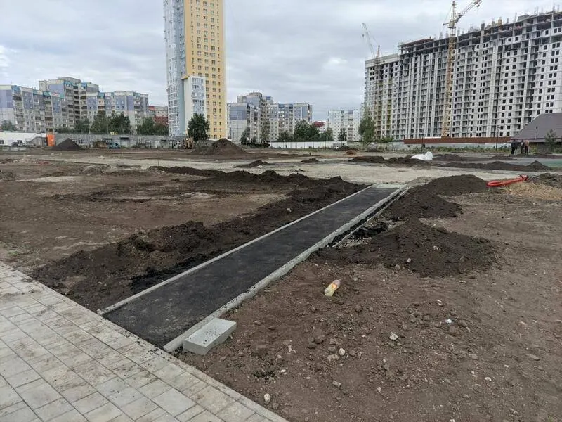 В&nbsp;Барнауле стартовал второй этап благоустройства территории за&nbsp;ТЦ&nbsp;«Европа»