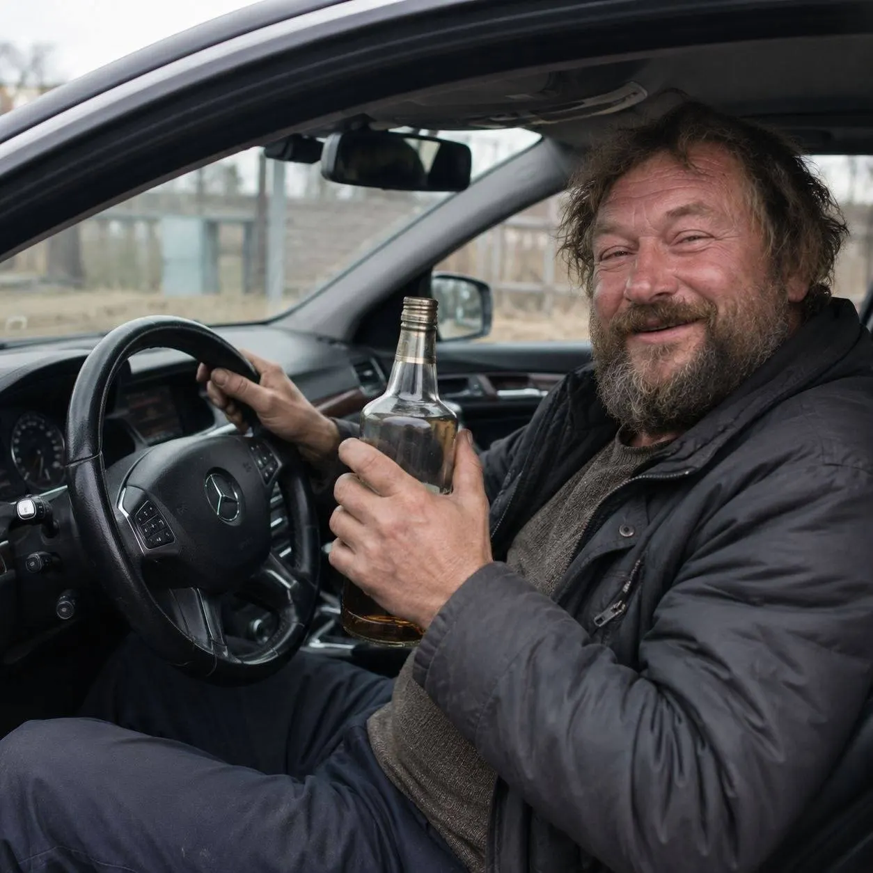 Мужчина без определённого места жительства проник в незапертый Mercedes и попытался завести машину импровизированным ключом; при неудачной попытке был повреждён замок зажигания. По факту возбуждено уголовное дело, автомобиль возвращён владельцу.