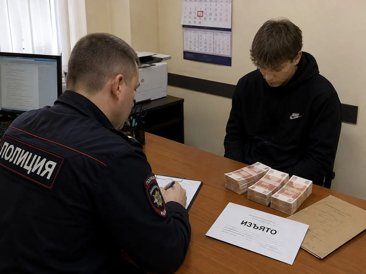 Полицейские задержали 18-летнего жителя Новосибирской области по подозрению в помощи мошенникам; жертвой стала пенсионерка 67 лет.