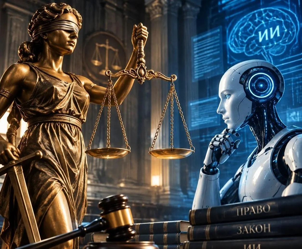 Системы искусственного интеллекта могут начать применяться в судах в следующем году.