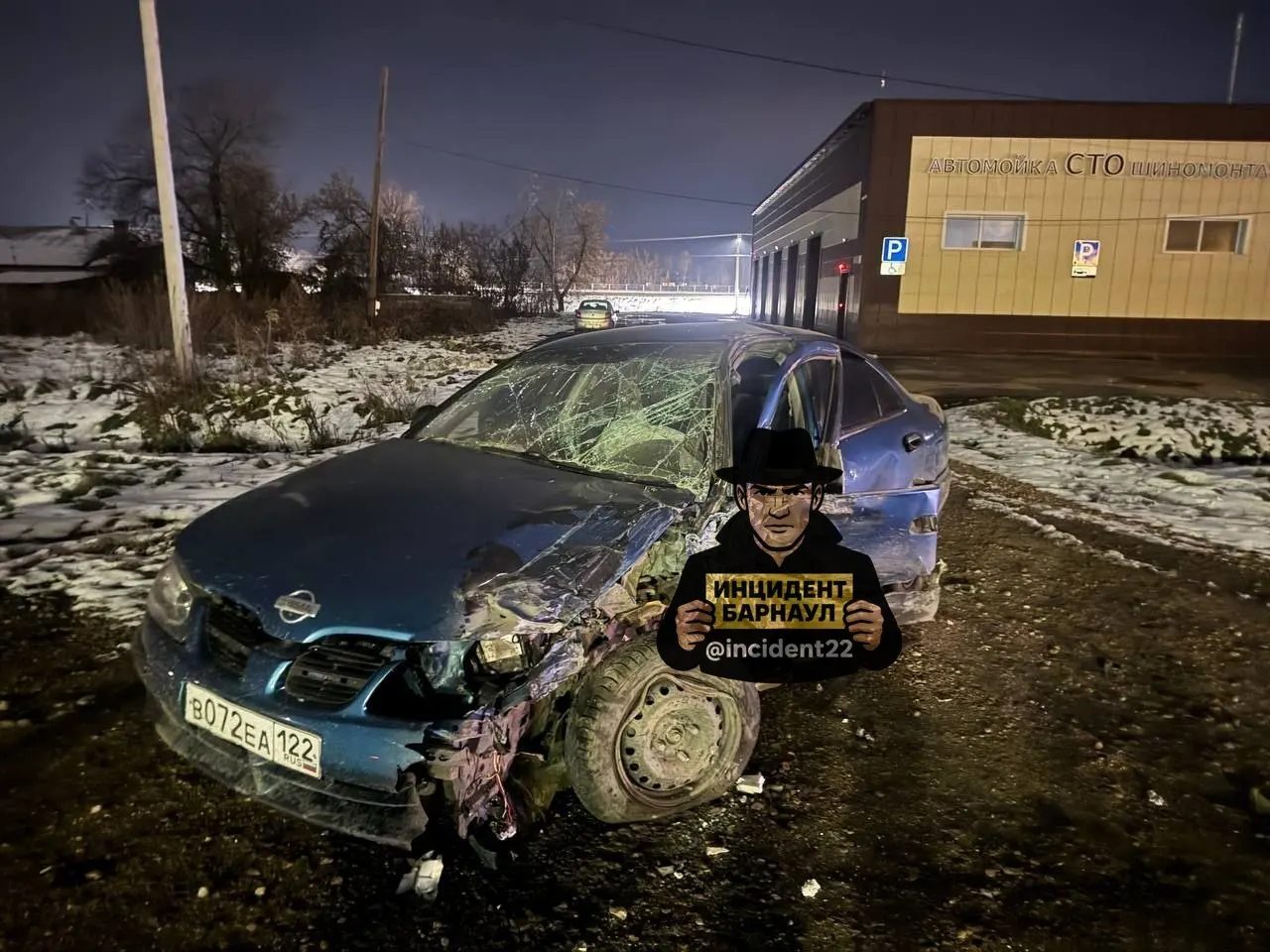 Лобовое столкновение возле бара «Хмельнов» в Топчихе: один водитель исчез с места ДТП, второго увезли в больницу. Обстоятельства выясняют сотрудники ДПС.