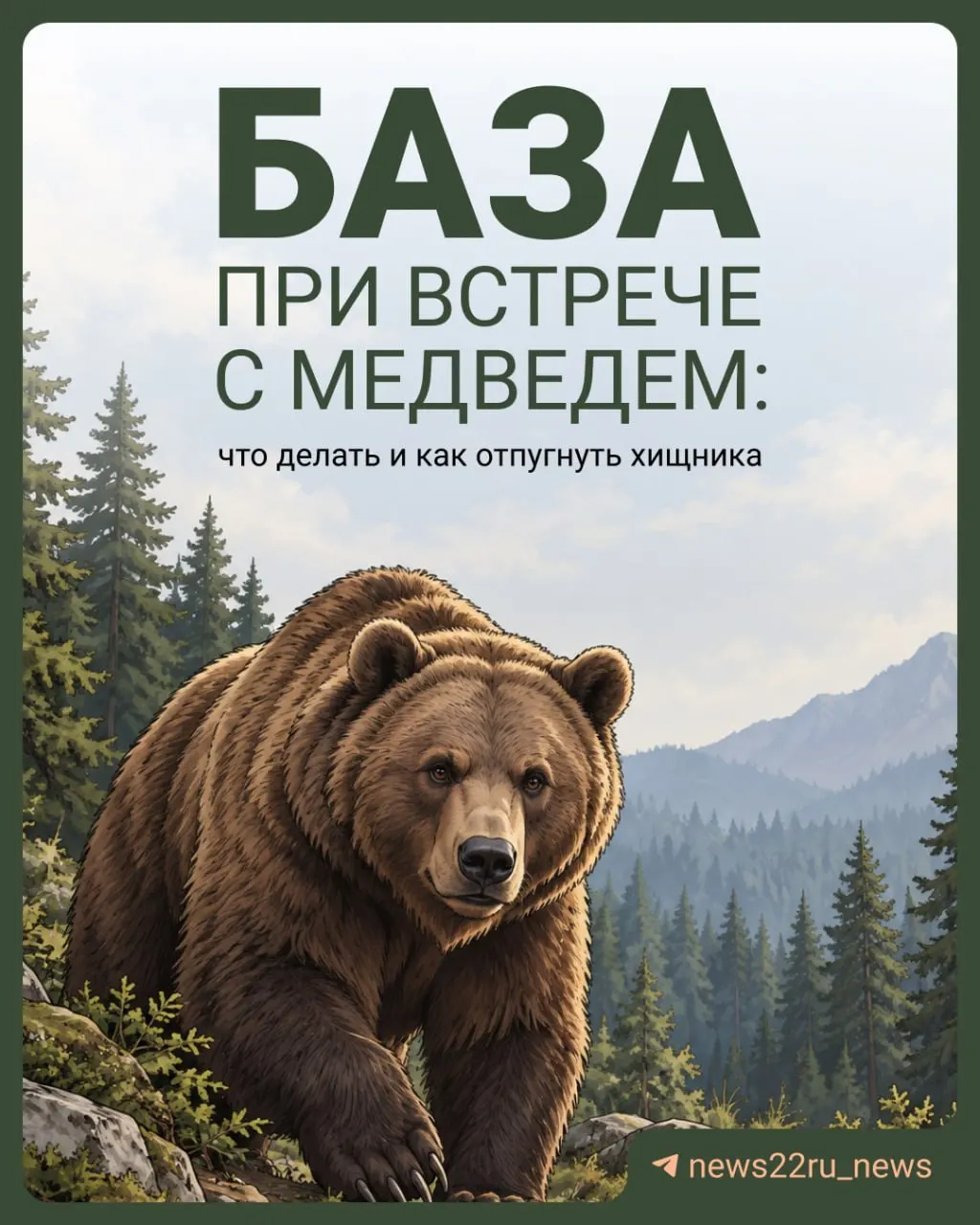 Советы по снижению риска нападения и что взять с собой в поход.
